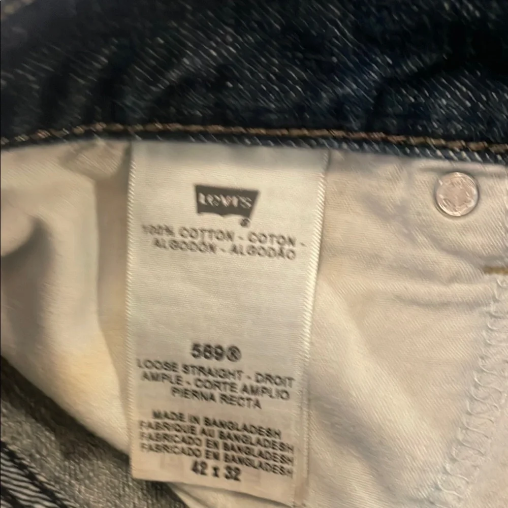 Blue Levi’s Relaxed Jeans with Classic Fit